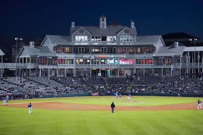 Mar 7, 2021; Frisco, TX, USA; During the Frisco Classic at Dr. Pepper Ballpark.